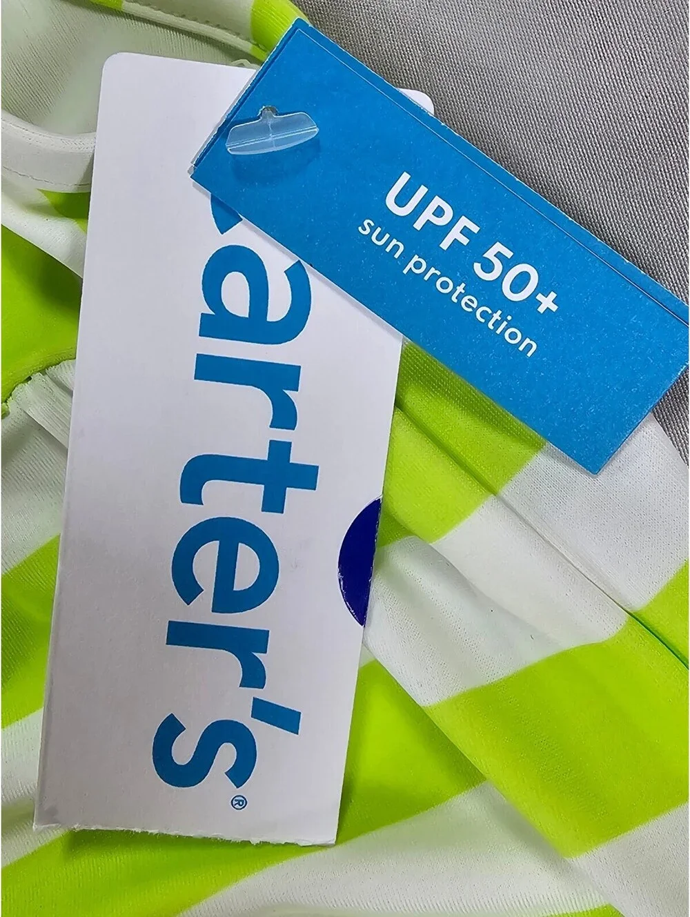 Carter's Baby Swimsuit with UPF 50+ Sun Protection. Size 3m.